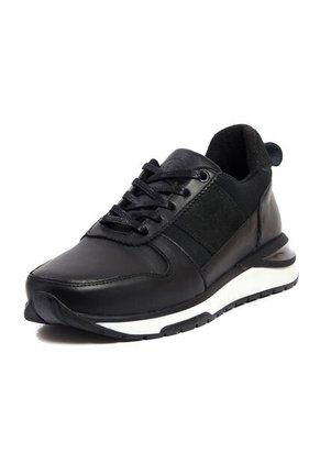Tenis Cuero Hombre Negro VillabonR VL-3037