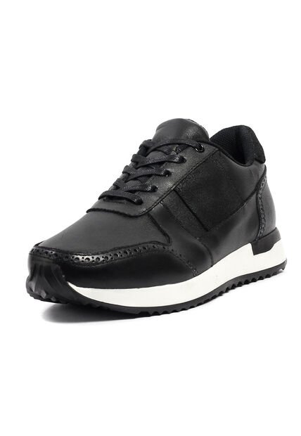Tenis Cuero Hombre Negro VillabonR VL-3033