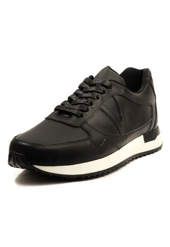 Tenis Hombre Cuero Negro VillabonR VA-3002C-A VillabonR