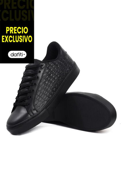 Tenis Cuero Negro VillabonR VT-3015