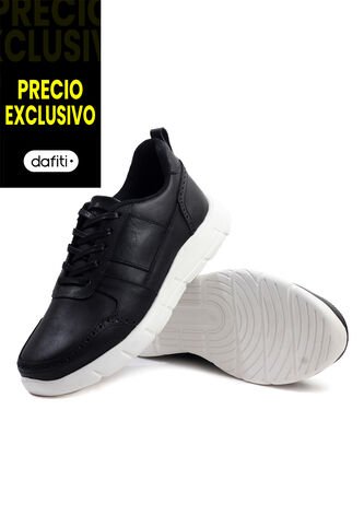 Tenis Cuero Hombre Negro VillabonR VL-3030 VillabonR