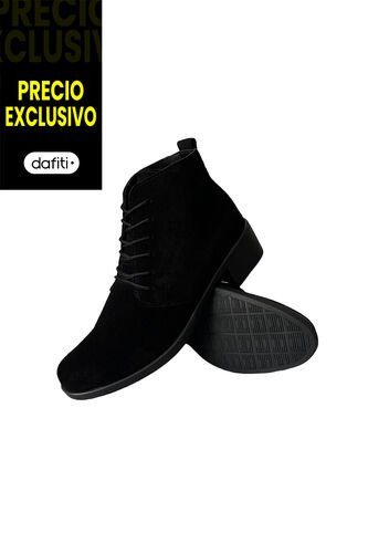 Botín Cuero Negro VillabonR VRB-3105 VillabonR