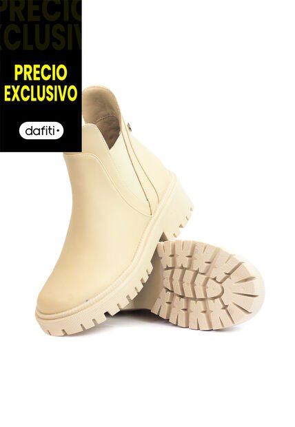 Botín Mujer Beige VillabonR VBA-5730