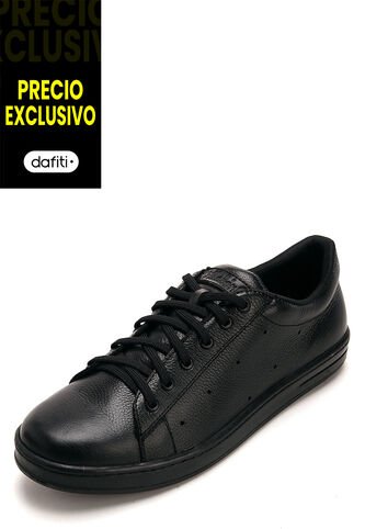 Tenis Cuero Negro VillabonR VT-3009 VillabonR