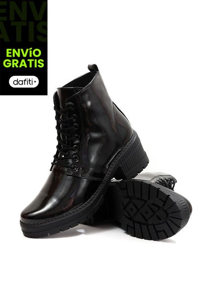 Botín Charol Negro VillabonR VRB-3025