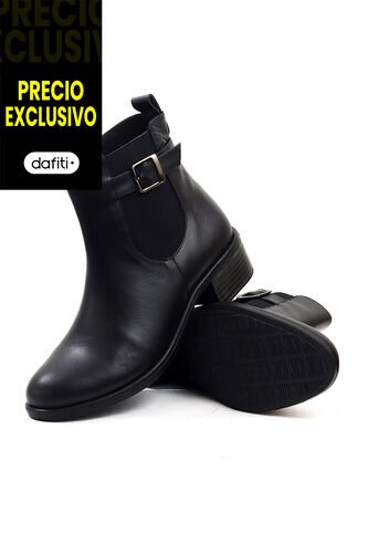 Botín Cuero Mujer Negro VillabonR VSH-5330 VillabonR