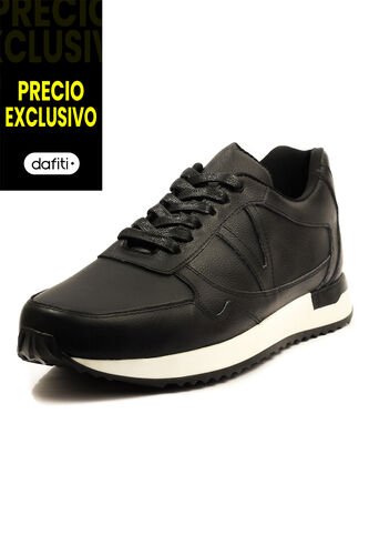 Tenis Cuero Negro VillabonR VA-3002 VillabonR