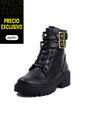 Botas Cuero Mujer Negro VillabonR VDM-5057 Correas Taches de VillabonR