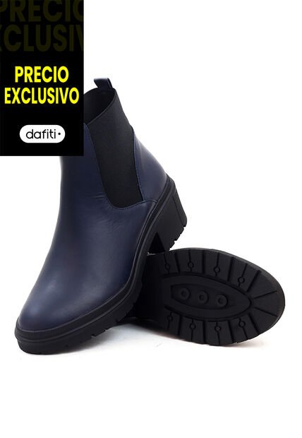 Botín Cuero Azul VillabonR VSH-5332