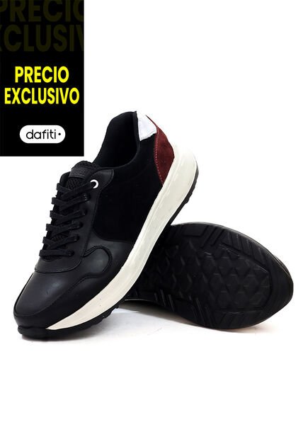 Tenis Cuero Negro VillabonR VP-3034