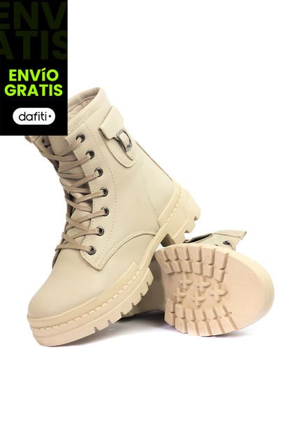 Botas Cuero Beige VillabonR VDM-5055