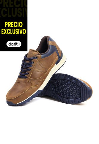 Tenis Cuero Hombre Miel VillabonR VA-3008 VillabonR