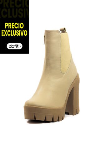 Botín Cuero Beige VillabonR VSH-5010 VillabonR