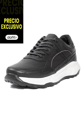 Tenis Cuero Negro VillabonR VTM-8033 VillabonR