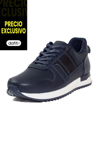 Tenis Cuero VillabonR VW-3033 Azul VillabonR