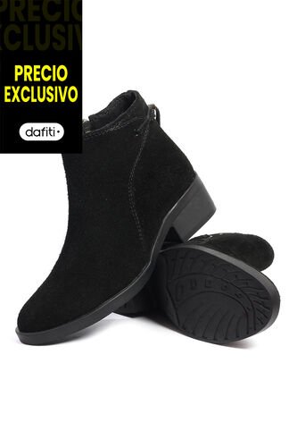 Botin Cuero Mujer Negro VillabonR VBP-5006 VillabonR