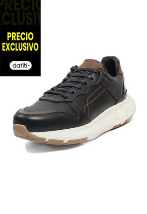 Tenis Cuero Hombre Negro VillabonR VD-3034
