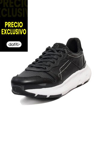 Tenis Cuero Hombre Negro VillabonR VD-3035 VillabonR
