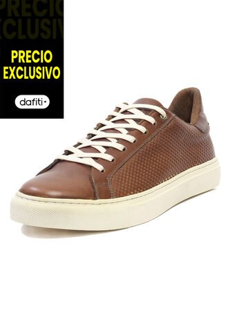 Tenis Cuero Hombre VillabonR VT-3021 Café VillabonR