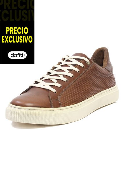 Tenis Cuero Hombre VillabonR VT-3021 Café