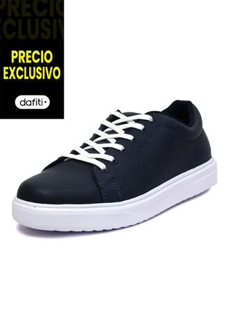 Tenis Cuero Hombre VillabonR VT-3020 Azul VillabonR