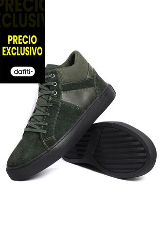 Teni Bota Moda Cuero Hombre Gris VillabonR VF-3033 VillabonR