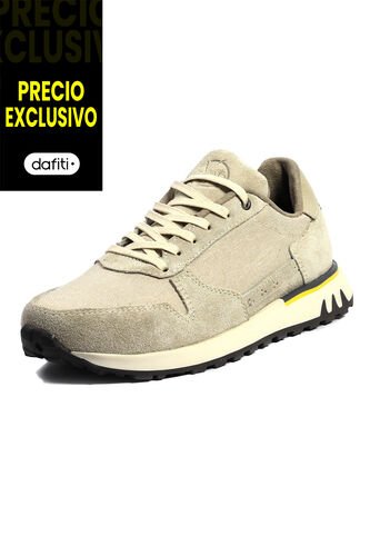 Tenis Moda Cuero Hombre Negro VillabonR VK-3031 VillabonR