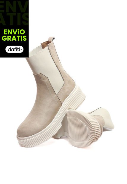 Botines Mujer Beige VillabonR VMY-9034