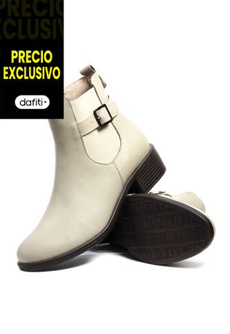 Botines Cuero Mujer Beige VillabonR VSH-5330 VillabonR