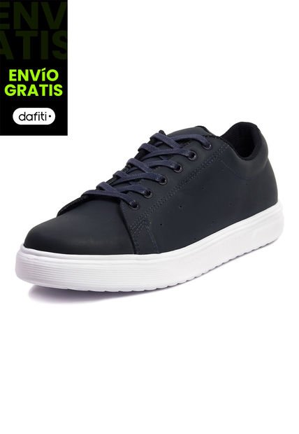 Tenis Cuero Hombre VillabonR VT-3018 Azul