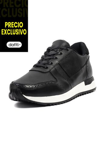 Tenis Cuero Hombre Negro VillabonR VL-3033 VillabonR