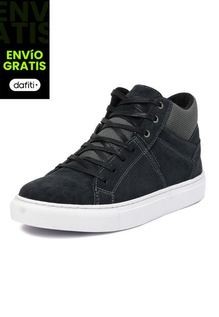 Teni Bota Moda Cuero Hombre Gris VillabonR VF-3030