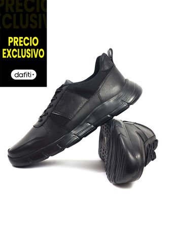 Tenis Cuero Hombre Negro VillabonR VL-3032C-A VillabonR