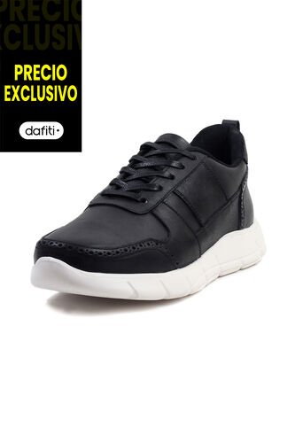 Tenis Cuero Hombre Negro VillabonR VL-3030C-A VillabonR