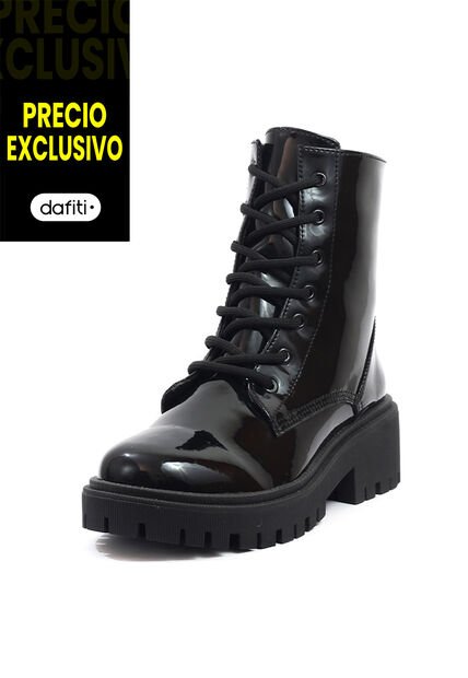 Botas Charol Mujer Negro VillabonR VMD-5045C-A