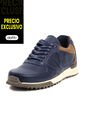 Tenis Hombre Cuero Azul VillabonR VA-3009C-A de VillabonR