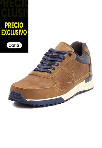 Tenis Hombre Cuero Miel VillabonR VA-3008C-A VillabonR