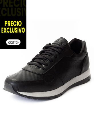 Tenis Hombre Cuero Negro VillabonR VP-3030C-A VillabonR