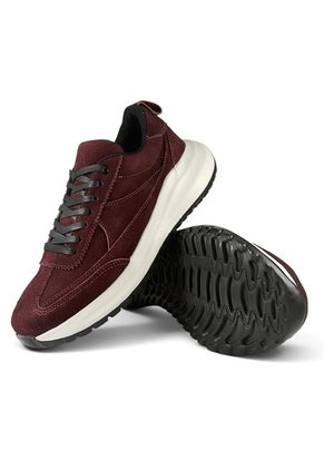 Tenis Cuero VillabonR VSA-4081 Vinotinto