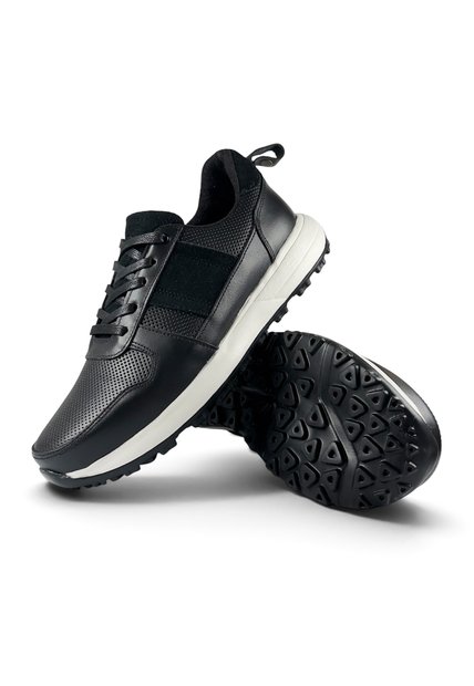Tenis Cuero Hombre Negro VillabonR VL-3039