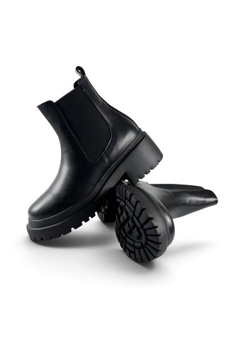 Botines Cuero Mujer Negro VillabonR VMY-9035 VillabonR