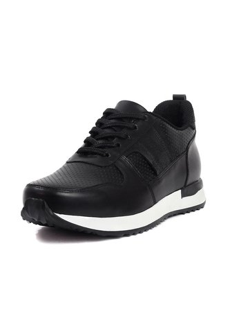 Tenis Cuero VillabonR VW-3034 Negro VillabonR