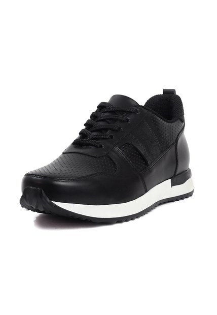 Tenis Cuero VillabonR VW-3034 Negro