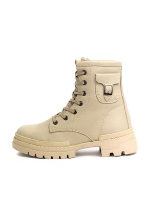 Botin Cuero Mujer Beige VillabonR VDM-5055