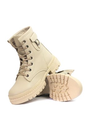 Botin Cuero Mujer Beige VillabonR VDM-5055