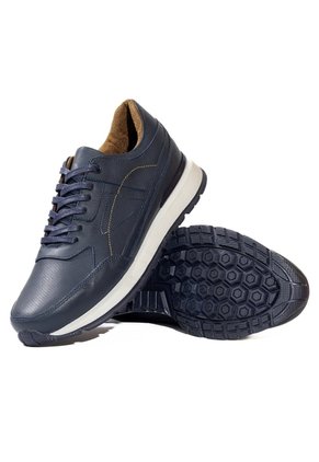 Tenis Cuero Azul VillabonR VTM-8037