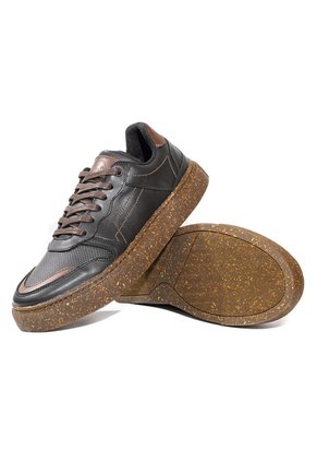 Tenis Cuero Hombre Negro VillabonR VD-3036