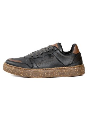 Tenis Cuero Hombre Negro VillabonR VD-3037