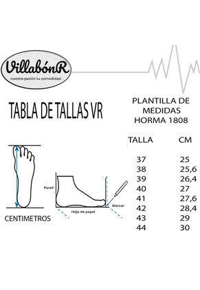 Tenis Cuero Hombre Negro VillabonR VD-3037