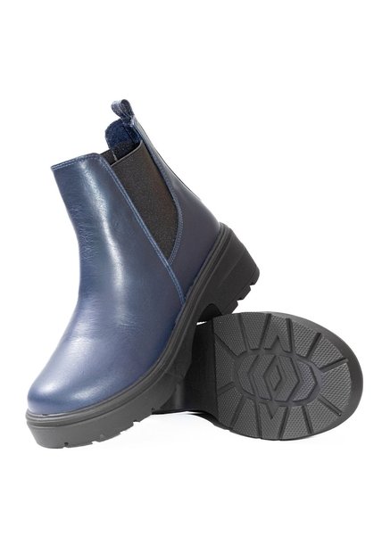 Botin Cuero Azul VillabonR VBA-5740